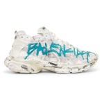 Balenciaga Runner Kith Four.Color 7.0 - Distressed Sneakers with Graffiti Design for Street Style