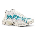 Balenciaga Runner Kith Four.Color 7.0 - Distressed Sneakers with Graffiti Design for Street Style