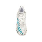 Balenciaga Runner Kith Four.Color 7.0 - Distressed Sneakers with Graffiti Design for Street Style