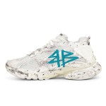 Balenciaga Runner Kith Four.Color 7.0 - Distressed Sneakers with Graffiti Design for Street Style