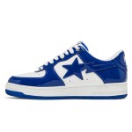 BAPE Bapesta 5 Royal Blue Patent Leather Sneakers