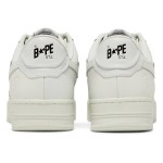 BAPE Bapesta 6 White Leather Sneakers