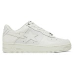 BAPE Bapesta 6 White Leather Sneakers