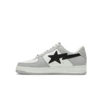 BAPE Bapesta Low M2 White Grey 1H70191002-WHT | Iconic White, Grey, and Black Low-Top Sneakers