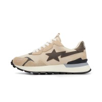 BAPE Roadsta Express Brown 1I20191015-BRN | Retro-Inspired Brown Suede Running Sneakers