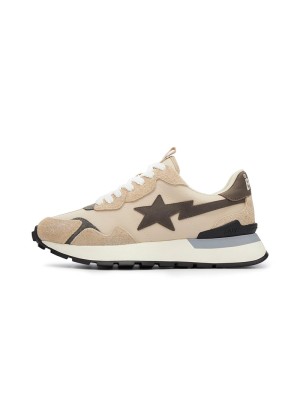 BAPE Roadsta Express Brown 1I20191015-BRN | Retro-Inspired Brown Suede Running Sneakers