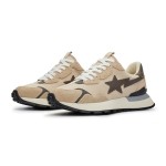 BAPE Roadsta Express Brown Suede and Fabric Running Sneakers