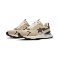 BAPE Roadsta Express Brown 1I20191015-BRN | Retro-Inspired Brown Suede Running Sneakers