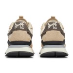 BAPE Roadsta Express Braune Wildleder- und Stoff-Laufschuhe