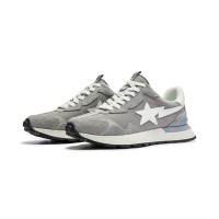 BAPE Roadsta Express Grey 1I20191015-GRY | Retro-Inspired Grey Suede Running Sneakers