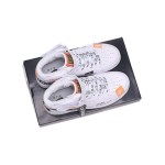 Nike Air Force 1 Mid BQ6474-100 - White Sneakers with Bold Just Do It Graphics