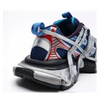 Balenciaga Runner Kith Four.Color 7.0 - Bold Multi-Color Blue Sneakers with Futuristic Design