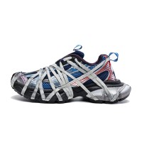 Balenciaga Runner Kith Four.Color 7.0 - Bold Multi-Color Blue Sneakers with Futuristic Design and Superior Comfort