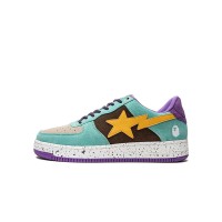 BAPE Bapesta 2 Brown Yellow 1I20291008-BWXYE | Bold Retro Speckled Streetwear Sneakers