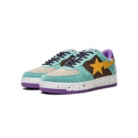 BAPE Bapesta 2 Brown Yellow 1I20291008-BWXYE | Bold Retro Speckled Streetwear Sneakers