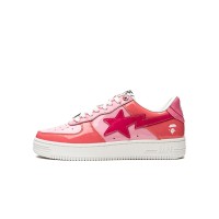 BAPE Bapesta Color Camo Combo Pink 1FWH201046-PNK | 생동감 넘치는 핑크 페이턴트 가죽 스니커즈