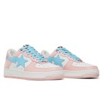 BAPE Bapesta Pastel Pack Pink and Blue Patent Leather Sneakers