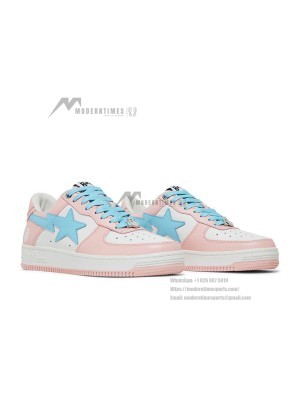 BAPE Bapesta Pastel Pack Pink 1H70191005-PNK | Fresh and Sweet Pink and Blue Patent Leather Sneakers