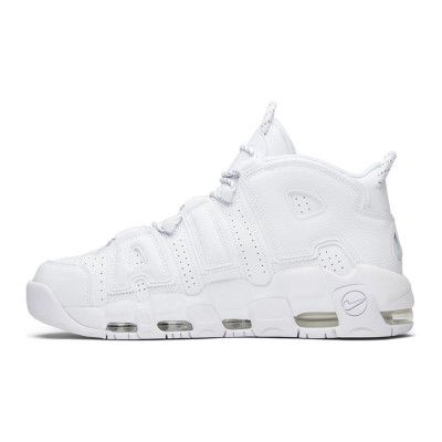 Nike Air More Uptempo White Black Red Classic Retro Basketball Shoes 921948-100