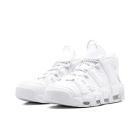 Nike Air More Uptempo White Black Red Classic Retro Basketball Shoes 921948-100