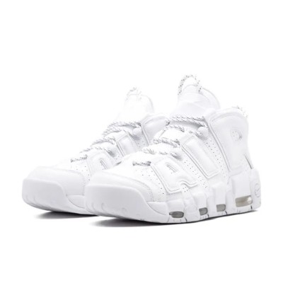 Nike Air More Uptempo White Black Red Classic Retro Basketball Shoes 921948-100