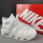 Nike Air More Uptempo White Black Red Sneakers 921948-100