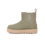 UGG Women's Classic Chelsea Platform Mini Boot Olive Green 1158051