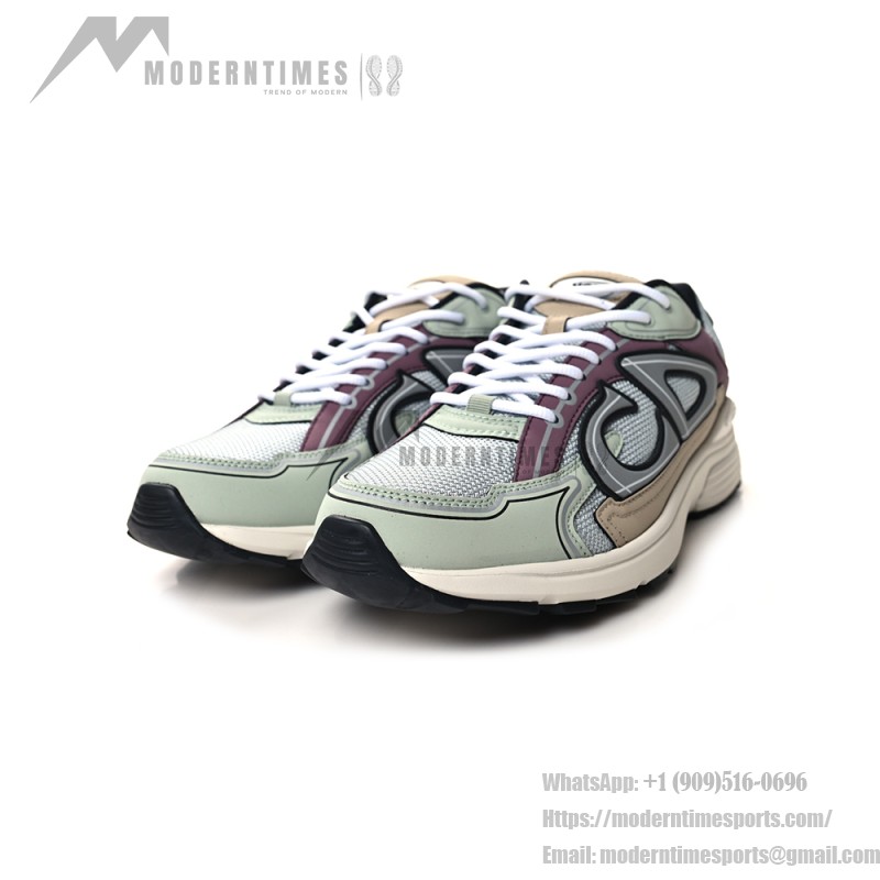 DIOR B30 Verde Claro Púrpura Sneakers – Men’s and Women’s Luxury Designer Shoes DIOR B30 Sneakers 3SN279ZRC H368 Verde Claro Púrpura – Luxury Unisex Designer Shoes
