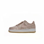 CLOT x Nike Air Force 1 'Rose Gold Silk' - Rose Gold Sneakers with Hidden Pattern and Gum Sole