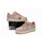 CLOT x Nike Air Force 1 'Rose Gold Silk' - Rose Gold Sneakers with Hidden Pattern and Gum Sole