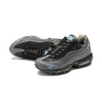 Corteiz x Nike Air Max 95 "Aegean Storm" FB2709-002 in Black, Grey, and Blue