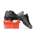 Corteiz x Nike Air Max 95 "Aegean Storm" FB2709-002 in Black, Grey, and Blue