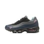 Corteiz x Nike Air Max 95 "Pink Beam" Black, Grey, Navy, and Pink Sneakers