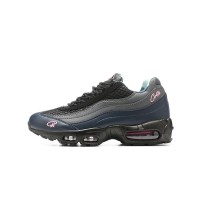 Corteiz x Nike Air Max 95 "Pink Beam" FB2709-001 | Black Grey Navy Pink Collaboration Retro Running Shoes | Air Cushion Trendy Sneakers | Unisex