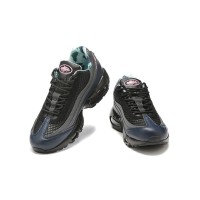 Corteiz x Nike Air Max 95 "Pink Beam" FB2709-001 | Black Grey Navy Pink Collaboration Retro Running Shoes | Air Cushion Trendy Sneakers | Unisex