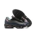 Corteiz x Nike Air Max 95 "Pink Beam" Black, Grey, Navy, and Pink Sneakers