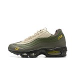 Corteiz x Nike Air Max 95 "Sequoia"-Sneaker in Grün mit gelben Akzenten