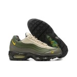 Corteiz x Nike Air Max 95 "Sequoia"-Sneaker in Grün mit gelben Akzenten