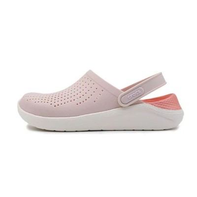 Crocs Adult LiteRide Clog-7 'Pink White' 204592-6PL – Ultra-Lightweight & Cushioned, Stylish & Comfortable