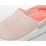 Crocs Adult LiteRide Clog-7 Pink White 204592-6PL - Ultra-Lightweight and Cushioned