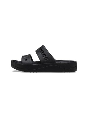 Crocs Baya Platform Sandals 'Black' - Stylish & Comfortable 208188-001