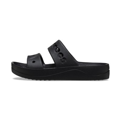 Crocs Baya Platform Sandals 'Black' - Stylish & Comfortable 208188-001