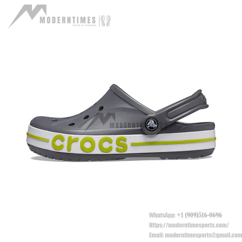 Crocs Bayaband Clog Beach Shoes Unisex Gray 205089-0A3