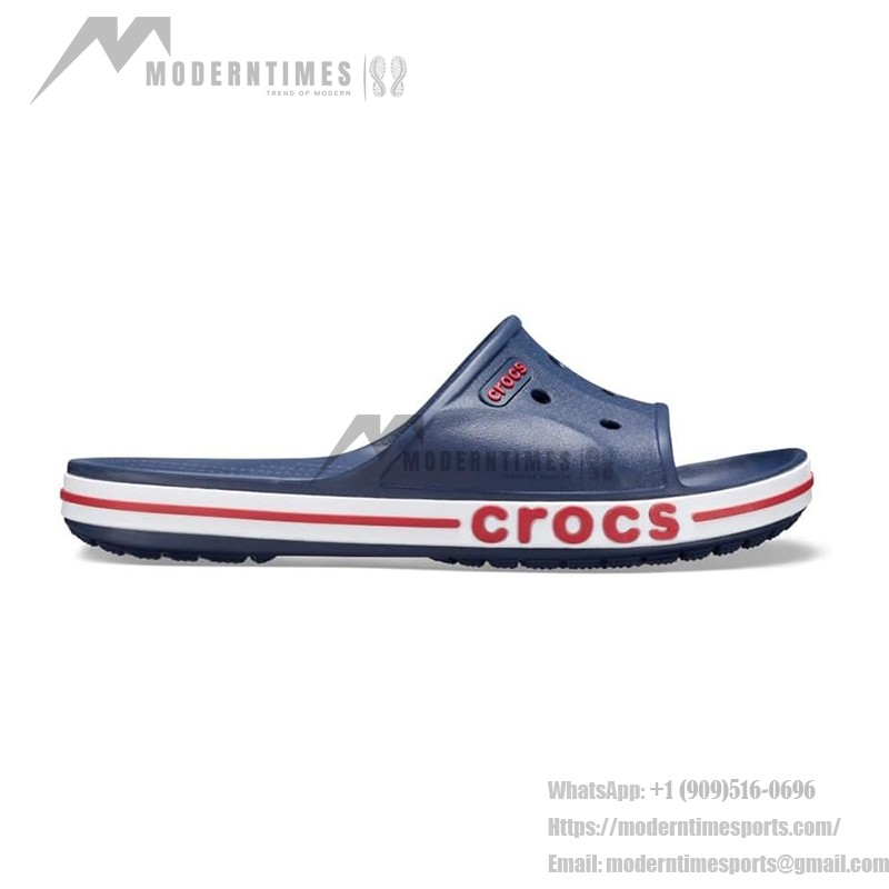 Crocs Bayaband Tri-Color Unisex Comfortable Non-Slip Clog 205392-4CC Blue White Red