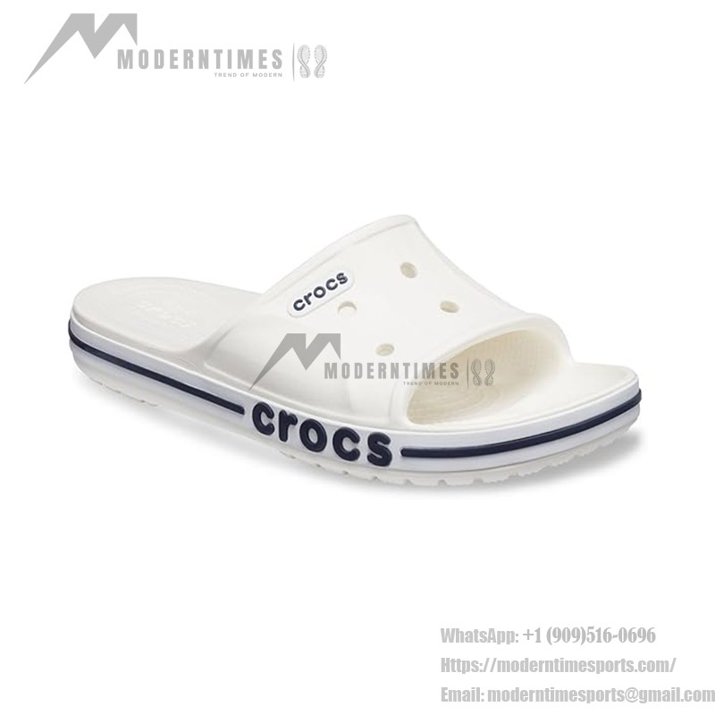 Crocs Bayaband Classic White Non-Slip Hollow Out Casual Clog 205392-126 Unisex