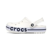 Crocs Bayaband Clogs Sandals White/Navy Blue Unisex 205089-126 – Stylish, Comfortable, and Durable Footwear for Every Occasion