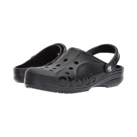 Crocs Classic Beach Sandals Black Unisex 10126-001 - Lightweight, Comfortable & Slip-Resistant