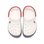 Crocs Beach Unisex White Blue Sandals 'White Blue' 11016-11I – Lightweight and Slip-Resistant Beach Shoes