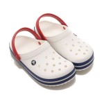 Crocs Beach Unisex White Blue Sandals 'White Blue' 11016-11I – Lightweight and Slip-Resistant Beach Shoes