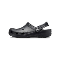 Crocs Classic Black Beach Sandals 10001-001 – Lightweight Slip-Resistant Unisex Outdoor Shoes, Essential Summer Footwear